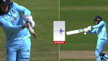 India vs England CWC 2019: Dhoni Review System Fails as Jason Roy Survives After India Decide Against Using DRS, Fans Question Poor Umpiring As Well