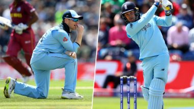 ENG vs WI, ICC CWC 2019: Injury Concerns For England as Jason Roy and Skipper Eoin Morgan Leave Field During Match Against West Indies