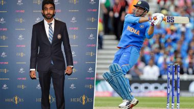 MS Dhoni's Inning in India vs West Indies World Cup 2019 Match Was Top-Rated, Says Jasprit Bumrah