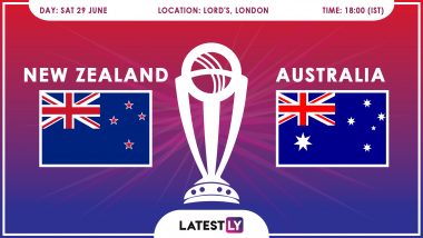 New Zealand vs Australia, ICC Cricket World Cup 2019 Match Preview: Title Favourites Kiwis, Oz Set to Square-Off at Lord's