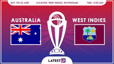 Australia vs West Indies, ICC Cricket World Cup 2019 Match Preview: Mighty Aussies to Face Stern Windies Test