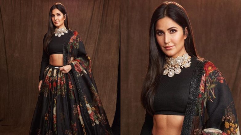 Katrina Kaif Flaunts Her Toned Abs In A Resplendent Sabyasachi Lehenga At Bharat's Screening - View Pics!