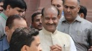 Lok Sabha Speaker Om Birla Complains of Hooliganism by Drunk Passengers on Indore Intercity Express, Five Arrested
