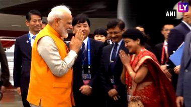 G20 Summit: PM Modi Arrives in Japan All Eyes on Meet With Donald Trump