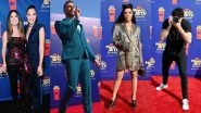 MTV Awards 2019 Red Carpet: Tessa Thompson, Brie Larson, Dwayne Johnson, Zachary Levi Bring Some Standout Fashion Choices! View Pics