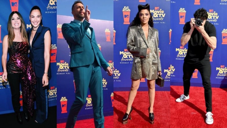 MTV Awards 2019 Red Carpet: Tessa Thompson, Brie Larson, Dwayne Johnson, Zachary Levi Bring Some Standout Fashion Choices! View Pics