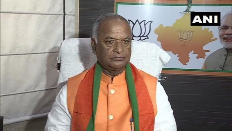 Madan Lal Saini, Rajasthan BJP Chief, Dies in AIIMS After Prolonged Illness