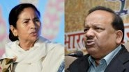 Doctors' Strike: Harsh Vardhan Writes to Mamata Banerjee, Seeks 'Personal Intervention to Resolve Current Impasse'