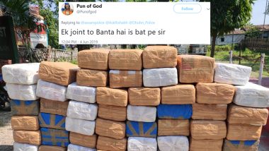 Assam Police's Tweet on Seizing 600 Kgs of Marijuana Gets Twitterati High on Sarcasm, Check Funny Tweets