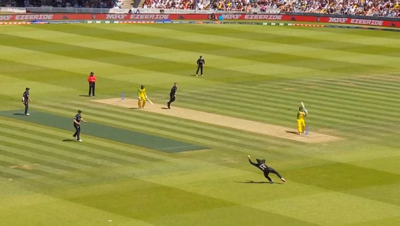 Martin Guptill Takes Stunning Catch to Dismiss Steve Smith During NZ vs ...