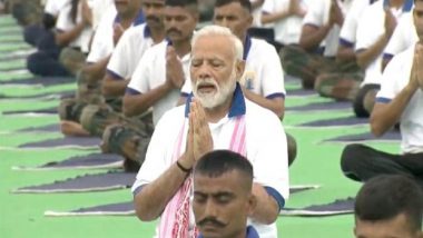 International Yoga Day 2019: PM Narendra Modi Leads Mega Event in Ranchi, Says 'Yoga is Beyond Religion and Region'