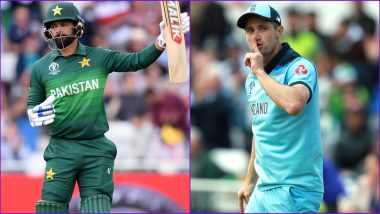 Mohammad Hafeez Departs at 84 After Chris Woakes Takes His Third Catch During PAK vs ENG Cricket World Cup 2019 Match!