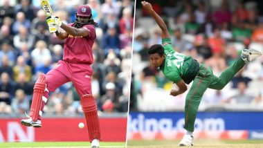 WI vs BAN, ICC Cricket World Cup 2019: Chris Gayle vs Mustafizur Rahman and Other Exciting Mini Battles to Watch Out for at The County Ground in Taunton