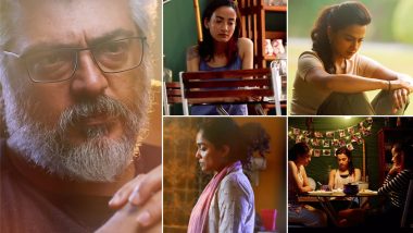 Nerkonda Paarvai Song Vaanil Irul: First Single from Ajith Starrer Crooned by Dhee Is a Beautiful Melody! Watch Video