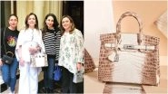Nita Ambani&rsquo;s Rs 2.6 Crore Himalaya Niloticus Crocodile Herm&egrave;s Birkin Bag With 240 Diamonds and 18-Karat-Gold Goes Viral (View Pics)