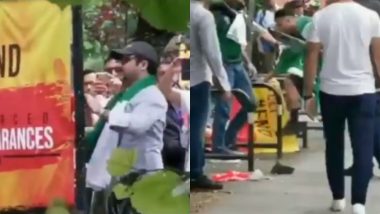 Pakistan Cricket Fans Tear Down Pro-Balochistan Posters Outside Lord's Stadium During CWC 2019 Pak vs SA Match (Watch Video)