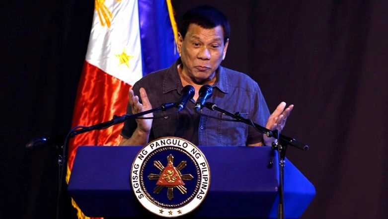 ‘Go to India or Somewhere, to America': Philippines President Rodrigo Duterte to Those Who Don't Want to Get COVID-19 Vaccine