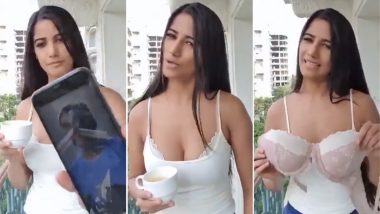 Poonam Pandey Removes Bra in Response to Pakistani Cricket World Cup 2019  Ad Mocking Wing Commander Abhinandan Varthaman (Watch Video)