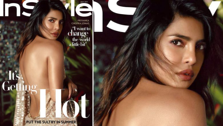 Watch Video: Priyanka puts 'sultry in summer' with this backless saree