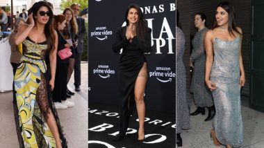 Priyanka Chopra's New Favourite Is Sheer, Shimmer And A Slit-So-High! These Pictures Prove The Same!