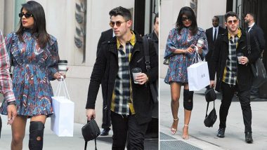 Priyanka Chopra Steps Out With Nick Jonas in NYC Looking Gorgeous in a Mini Dress But Her Kneecap Suggests She's Still Not Recovered - See Pics