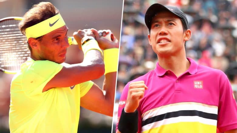 Rafael Nadal vs Kei Nishikori, French Open 2019 Quarter-Final Live Streaming: Get Free Live Telecast Online, Match Time in IST and Channel Details in India Rafael Nadal vs Kei Nishikori, French Open 2019 Quarter-Final Live Streaming: Get Free Live Telecast Online, Match Time in IST and Channel Details in India