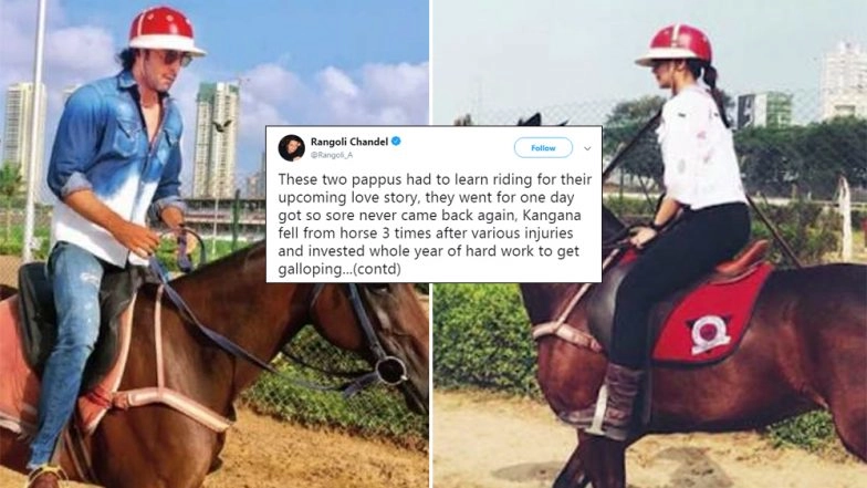 Kangana Ranaut's Sister Trolls Ranbir Kapoor and Alia Bhatt, Calls Them 'Pappus' in Her Latest Post - Read Tweets!