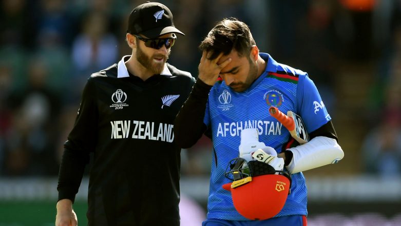 Rashid was not able to bowl in the match against New Zealand.