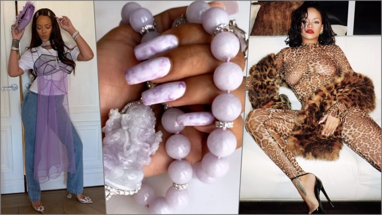 Rihanna’s Lavender-Jade Marbled Nails Steal the Show: 6 Times Riri Proved She’s a Fearless Fashionista