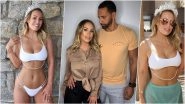 Rio Ferdinand&rsquo;s Fianc&eacute;e Kate Wright Wears Bridal-Inspired Bikini for Bachelorette Party: See Hot Pics of Former Manchester United Footballer&rsquo;s Wife-to-Be!
