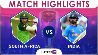 IND vs SA Stat Highlights: Virat Kohli & Men Beat South Africa by Six Wickets