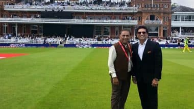 Sachin Tendulkar Shares Pic With 'Idol' Sunil Gavaskar From Lord's Cricket Ground, Remembers Team India's Historic 1983 World Cup Win