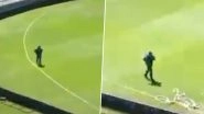 This Video of Sarfaraz Ahmed Running Alone at Lord&rsquo;s Cricket Ground Goes Viral; Twitterati Hails PAK Captain's Dedication