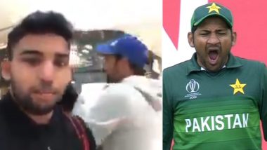 Sarfaraz Ahmed Called 'Fat Like a Pig' by Fan Over Fitness in Front of Pakistan Captain's Son, Twitter Criticises Angry Fan's Sick Outburst in This Video!