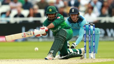Sarfaraz Ahmed Hits a Timely Fifty in Pakistan vs England Cricket World Cup 2019 Match
