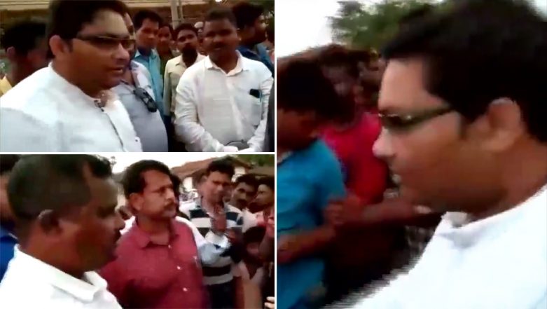 BJD MLA Forces PWD Engineer to Do Sit-Ups in Public in Odisha; Watch Video