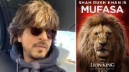 Shah Rukh Khan Is More Than Happy To Be a Part The Lion King With His Own 'Simba' Aryan Khan! Read Tweet