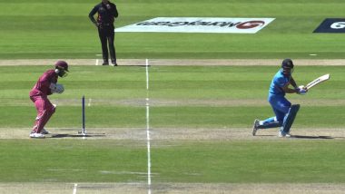 MS Dhoni Survives Not Once but Twice as Shai Hope Makes Hilarious Stumping Blunder During IND vs WI CWC 2019 Match (Watch Video)