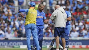 Shikhar Dhawan Ruled Out of ICC Cricket World Cup 2019 With Thumb Fracture, Rishabh Pant Named Replacement