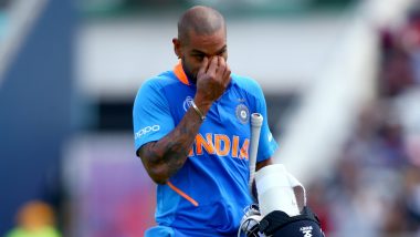 Shikhar Dhawan Ruled Out of CWC 2019 Due to Fractured Thumb; Disappointed Netizens Label This as a Huge Blow for Team India