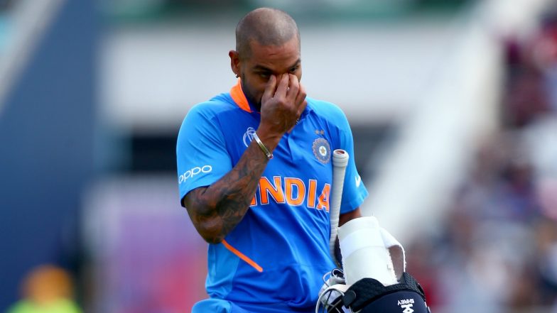 Shikhar Dhawan Ruled Out of ICC Cricket World Cup 2019 Due to Thumb Injury