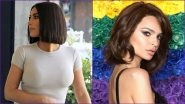 Kim Kardashian, Emily Ratajkowski Prove Sexy Short Hair is Still Trendy (View Pics)
