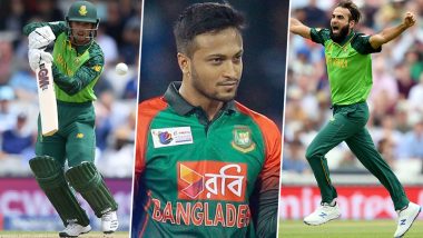 SA vs BAN, ICC Cricket World Cup Match 5, Key Players: Imran Tahir, Shakib Al Hasan, Quinton De Kock and Other Cricketers to Watch Out for at The Oval