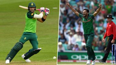 South Africa vs Bangladesh, ICC Cricket World Cup 2019 Weather Report: Check Out the Weather Forecast and Pitch Report of The Oval Stadium in London