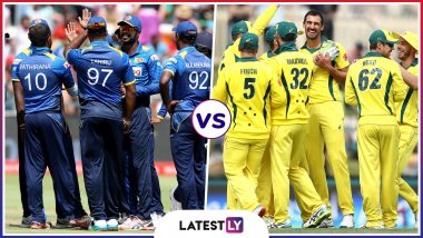 Sri Lanka vs Australia Head-to-Head Record: Ahead of ICC Cricket World Cup 2019 Clash, Here Are Match Results of Last 5 SL vs AUS Encounters!