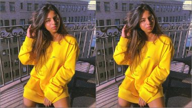 SRK’s Daughter Suhana Khan Shows How to Dress Up an Oversized Sweatshirt!