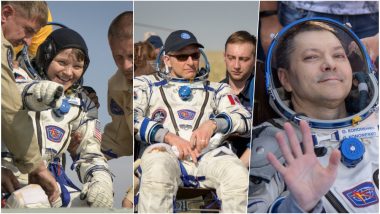 Three Astronauts Return From International Space Station After 204 Days, View Pics and Videos of Their Landing on Earth