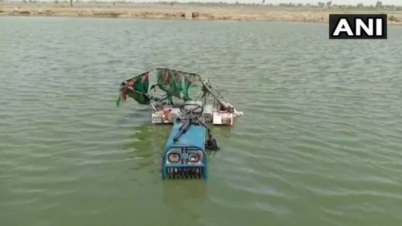 Rajasthan: Tractor Driver, 3 Grandchildren Dead As Vehicle Falls Into Pond in Bharatpur