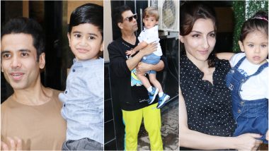 Tusshar Kapoor's Son Laksshya Kapoor's Birthday Bash: Soha Ali Khan, Inaaya Naumi Kemmu, Karan Johar and Lil Yash Johar Arrive for - View Pics! the Party