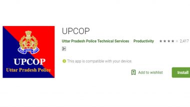 Uttar Pradesh Police's UP Cop App to Ease Filing of FIRs